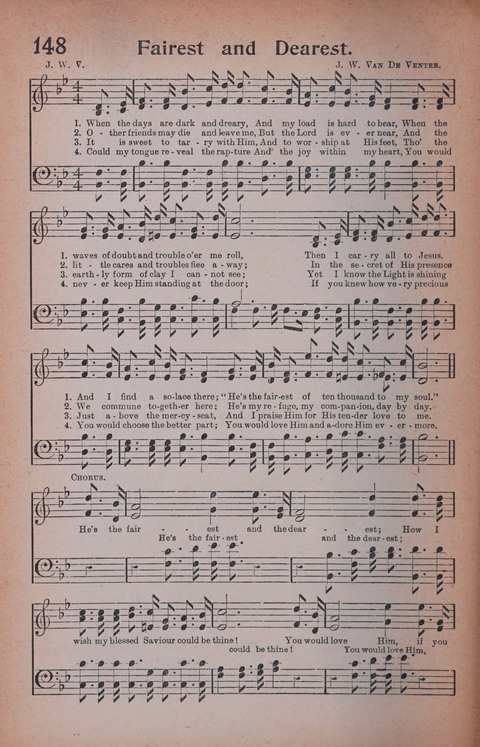 Songs of Triumph Nos. 1 and 2 Combined: 201 choice new hymns for choirs, solo singers, the home circle, etc. page 138