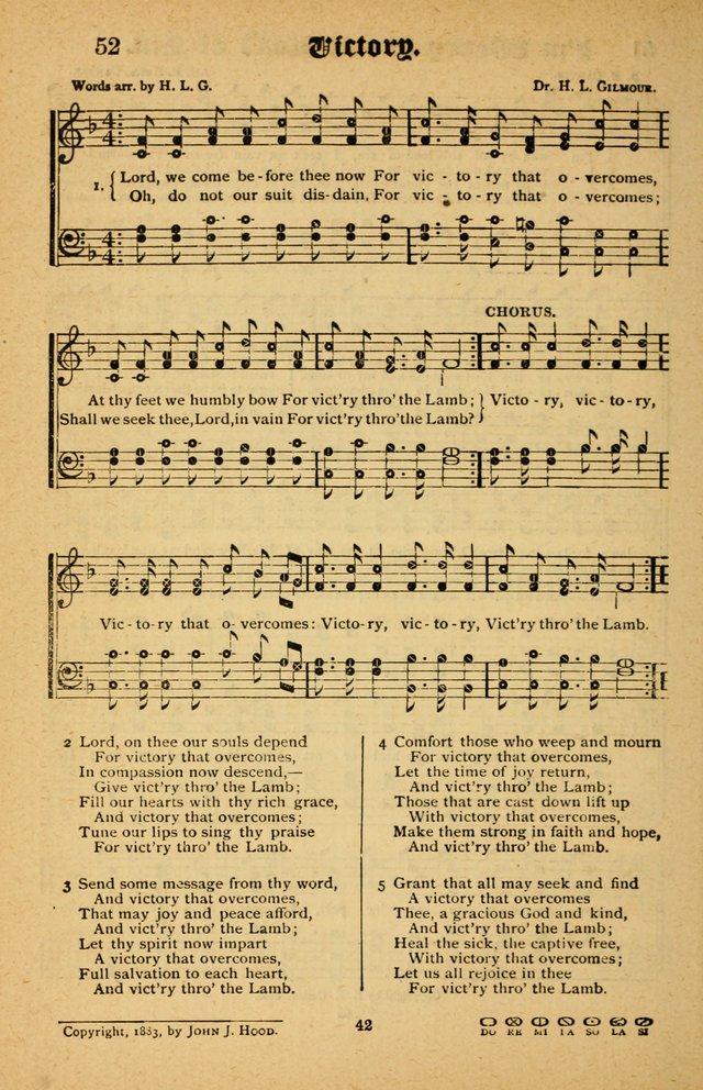The Silver Trumpet: a collection of new and selected hymns; for use in public worship, revival services, prayer and social meetings, and Sunday schools page 42