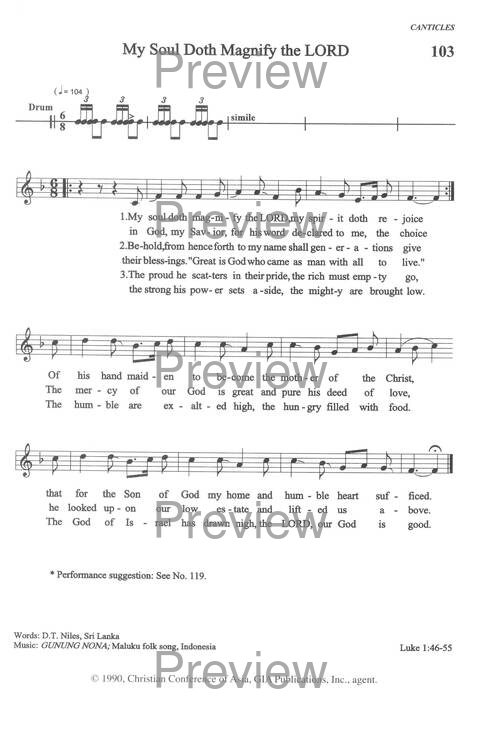 Sound the Bamboo: CCA Hymnal 2000 page 141