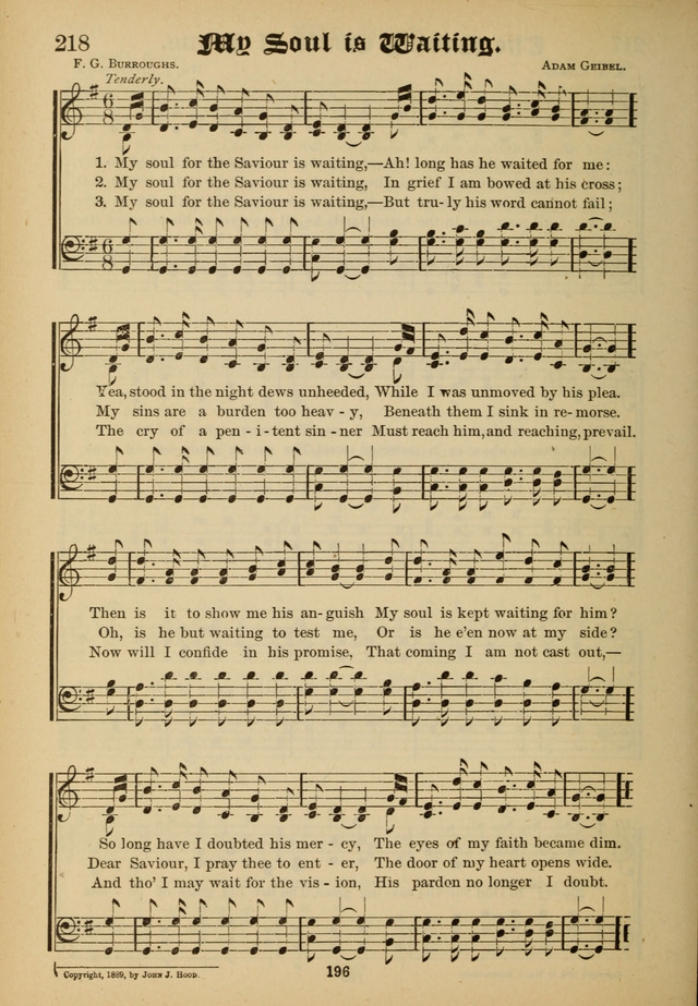 Sacred Trio: comprising Redemption Songs, Showers of Blessing, the Joyful Sound page 192