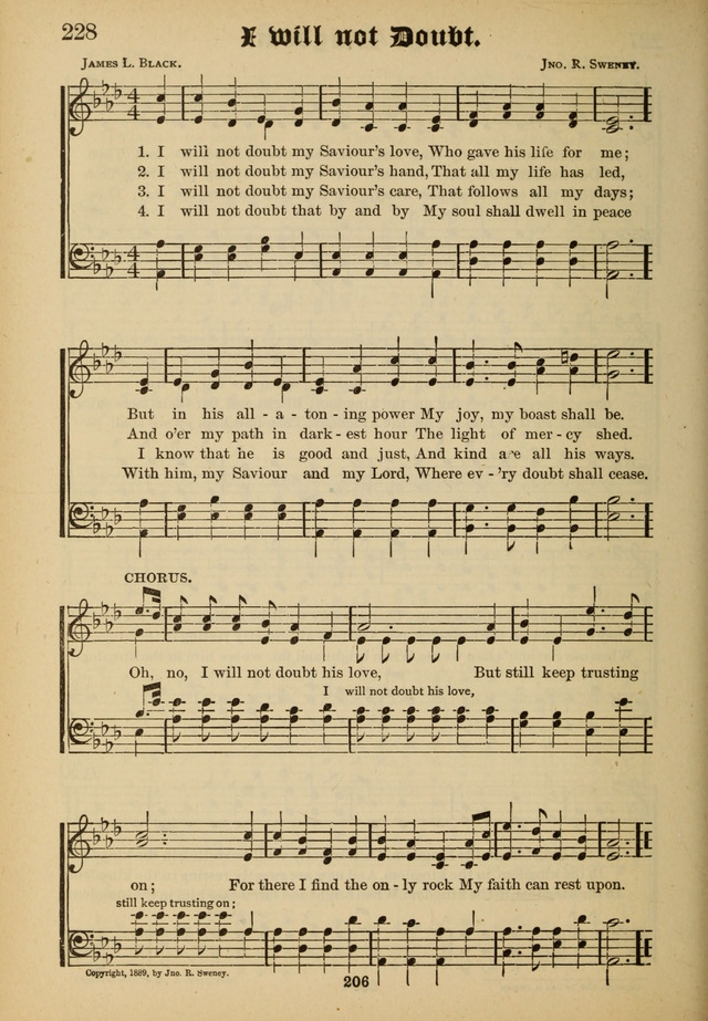 Sacred Trio: comprising Redemption Songs, Showers of Blessing, the Joyful Sound page 202