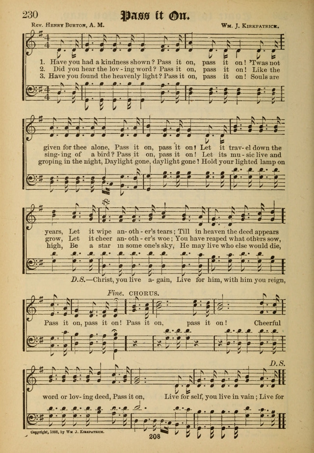 Sacred Trio: comprising Redemption Songs, Showers of Blessing, the Joyful Sound page 204