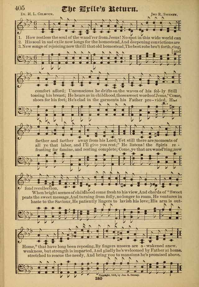 Sacred Trio: comprising Redemption Songs, Showers of Blessing, the Joyful Sound page 376