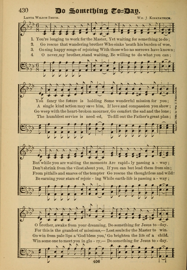 Sacred Trio: comprising Redemption Songs, Showers of Blessing, the Joyful Sound page 402
