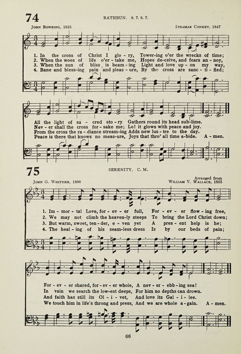 Student Volunteer Hymnal: Student Volunteer Movement for Foreign Missions, Indianapolis Convention, 1923-24 page 62