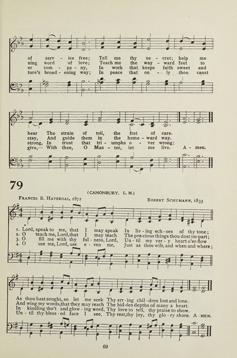 Student Volunteer Hymnal: Student Volunteer Movement for Foreign Missions, Indianapolis Convention, 1923-24 page 65