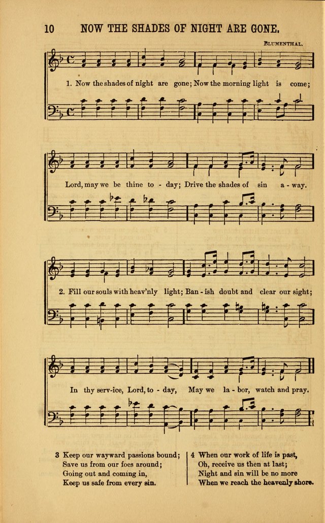 Singing on the Way: a collection of hymns and tunes for Sunday schools, social worship and congregations page 10