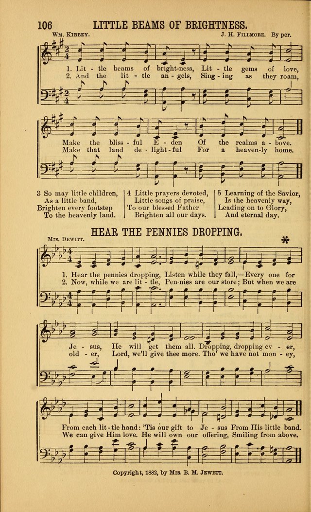 Singing on the Way: a collection of hymns and tunes for Sunday schools, social worship and congregations page 106