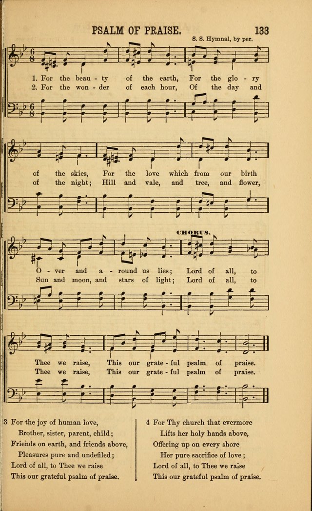 Singing on the Way: a collection of hymns and tunes for Sunday schools, social worship and congregations page 133