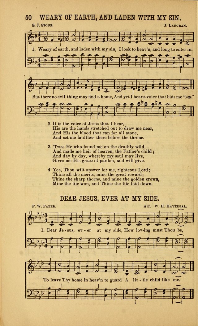 Singing on the Way: a collection of hymns and tunes for Sunday schools, social worship and congregations page 50