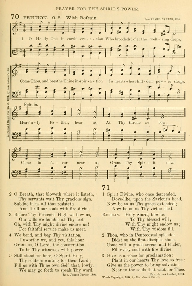 Songs of Work and Worship: a collection of hymns and tunes for devotional and evangelistic meetings page 48