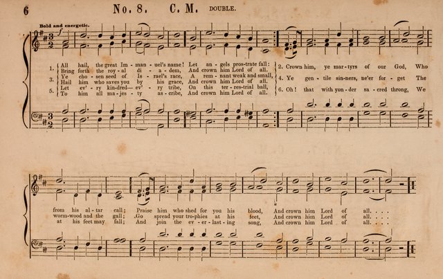 Songs of Asaph; consisting of original Psalm and hymn tunes, chants and anthems page 6