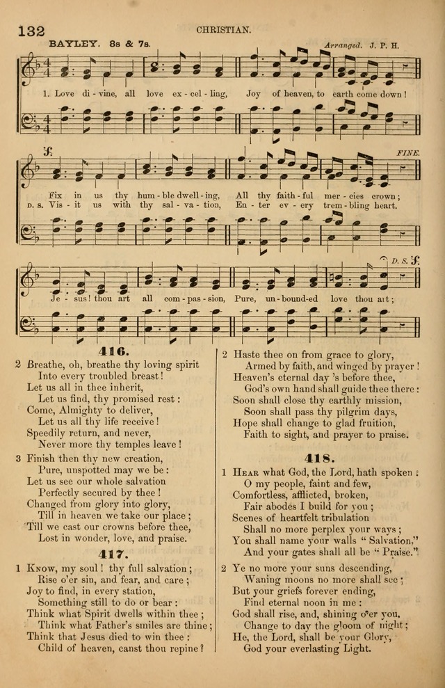 Songs of the Church: or, hymns and tunes for Christian worship page 132