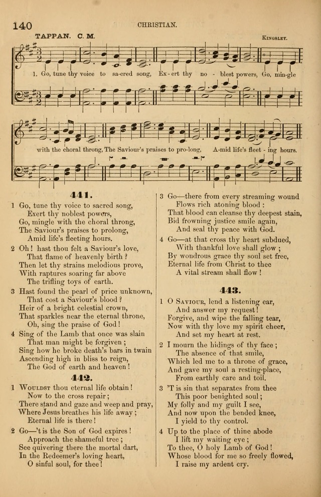 Songs of the Church: or, hymns and tunes for Christian worship page 140