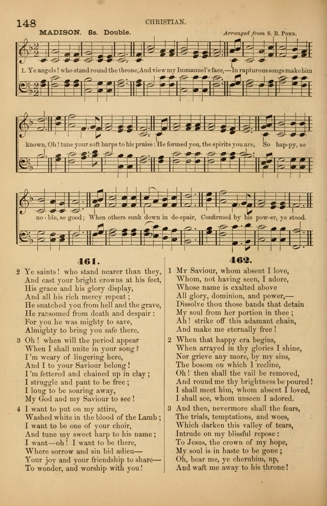Songs of the Church: or, hymns and tunes for Christian worship page 148