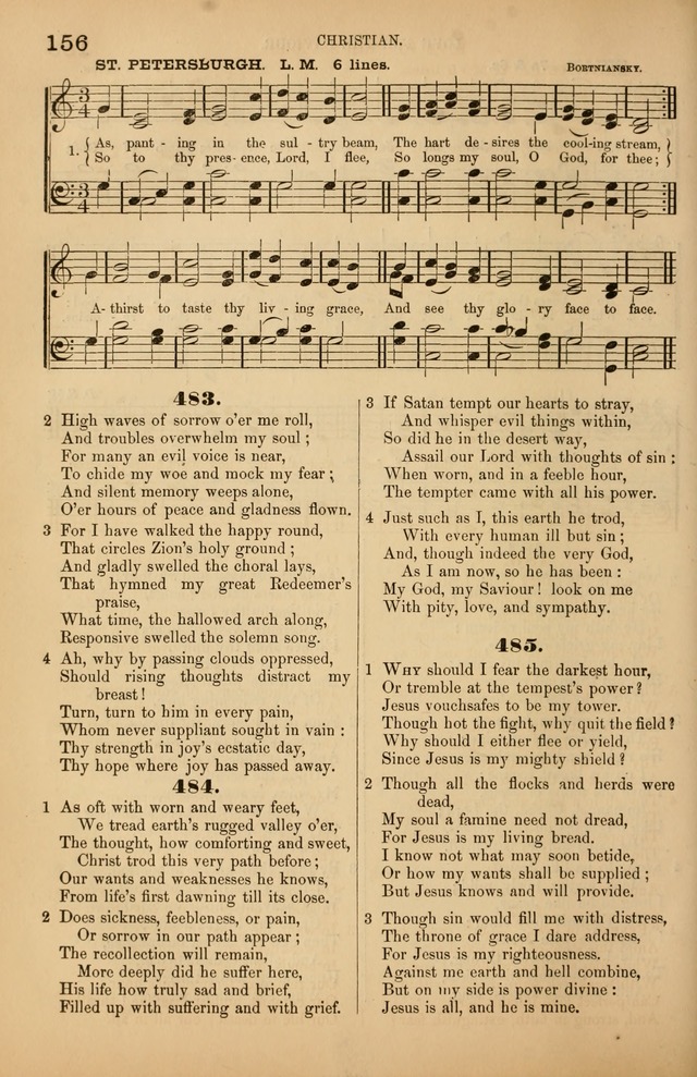 Songs of the Church: or, hymns and tunes for Christian worship page 156