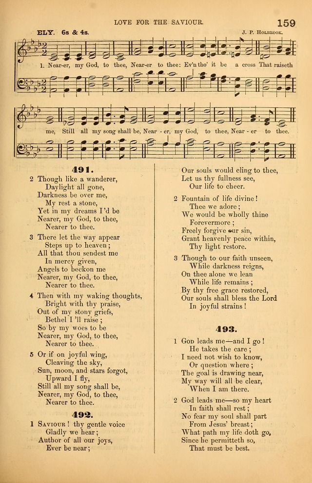 Songs of the Church: or, hymns and tunes for Christian worship page 159