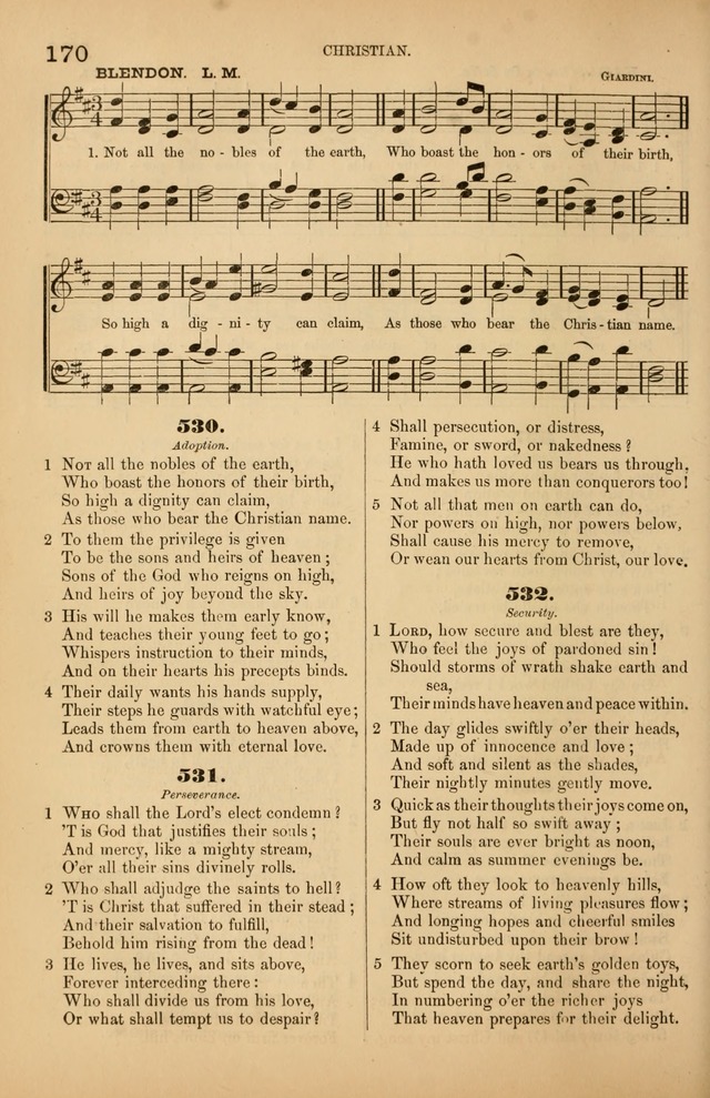Songs of the Church: or, hymns and tunes for Christian worship page 170