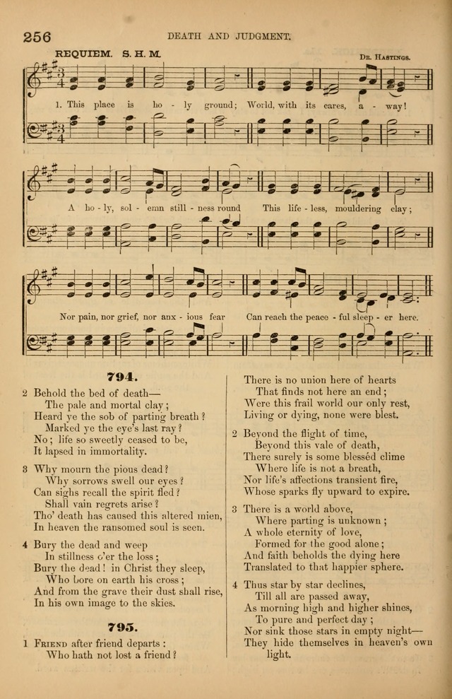Songs of the Church: or, hymns and tunes for Christian worship page 256