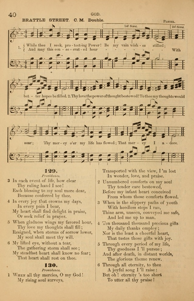 Songs of the Church: or, hymns and tunes for Christian worship page 40