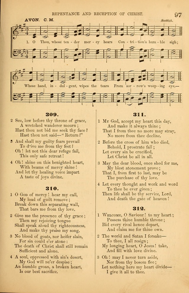 Songs of the Church: or, hymns and tunes for Christian worship page 97