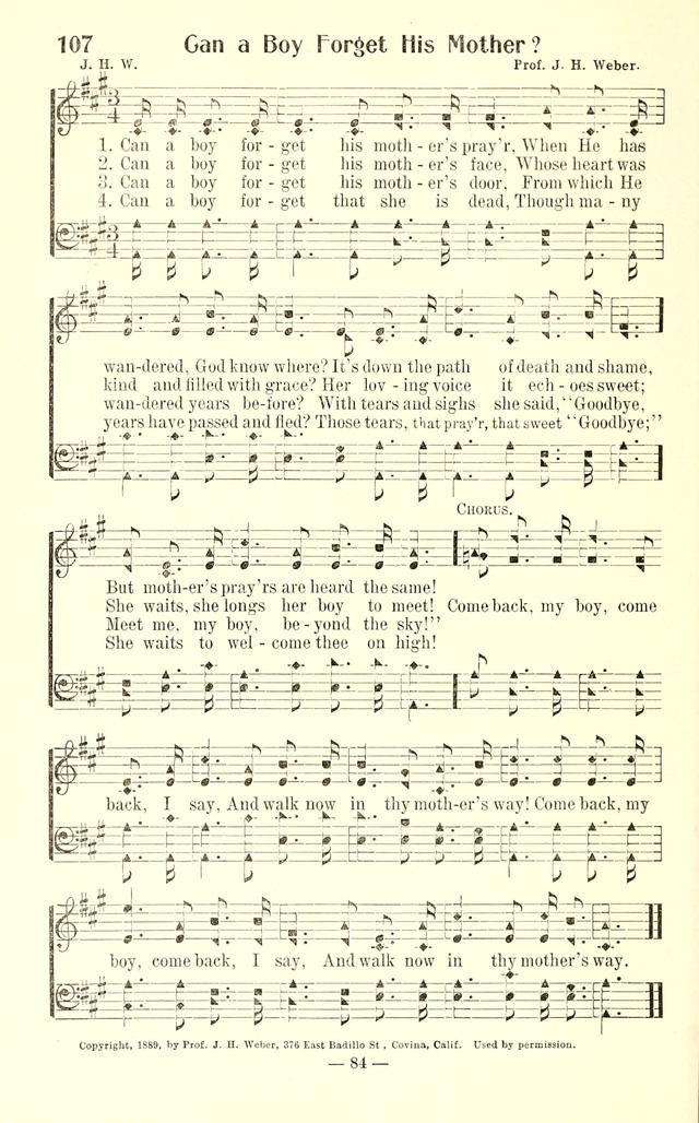 Songs of Cheer for Children page 84