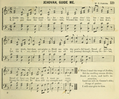 Songs of Gratitude: a cluster of new melodies for Sunday schools and worshiping assemblies page 129