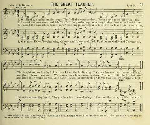 Songs of Gratitude: a cluster of new melodies for Sunday schools and worshiping assemblies page 41