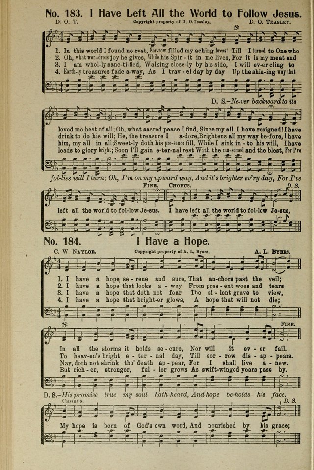 Songs of Grace and Glory: A New and Inspiring Selection of Sacred Songs for Evangelical Use and General Worship page 181