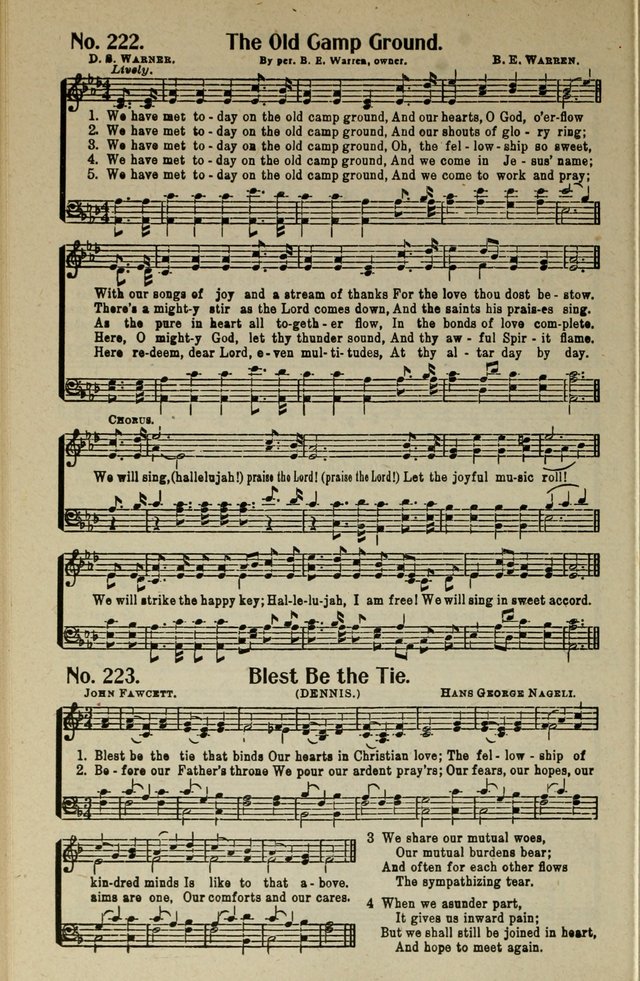 Songs of Grace and Glory: A New and Inspiring Selection of Sacred Songs for Evangelical Use and General Worship page 203