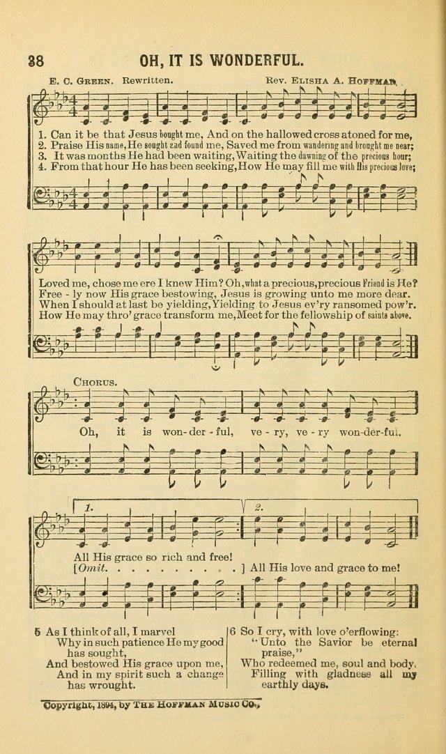 Songs of Grace and Truth: for use in religious meetings page 38