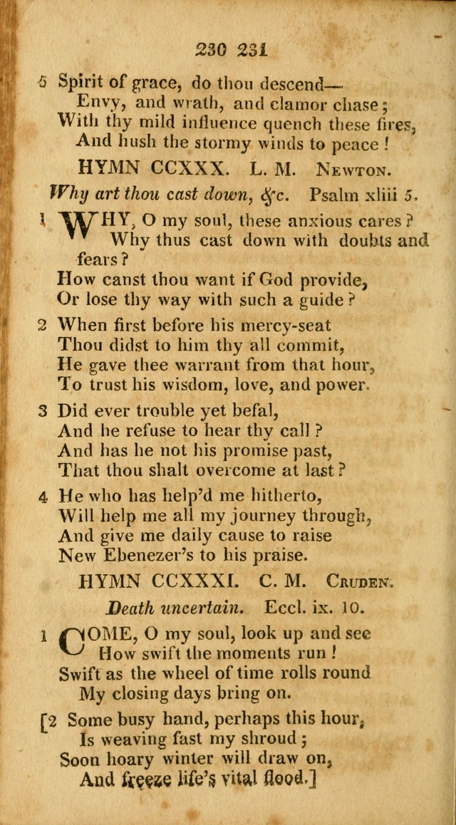 A Selection of Hymns for the use of social religious meetings, and for private devotions 2d ed. page 165