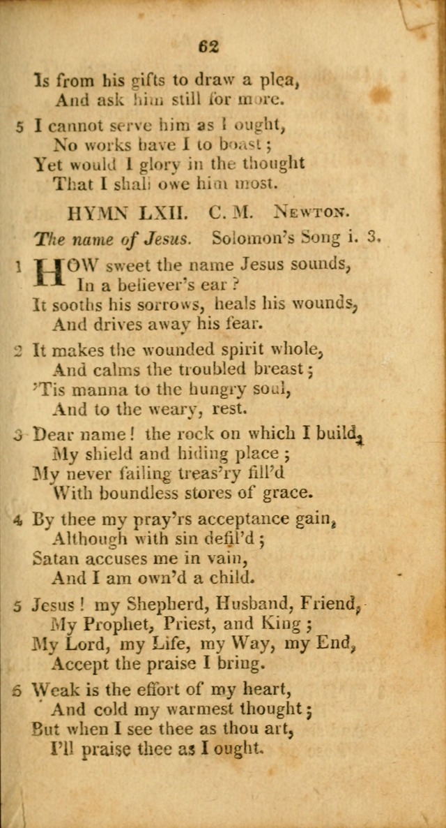 A Selection of Hymns for the use of social religious meetings, and for private devotions 2d ed. page 46