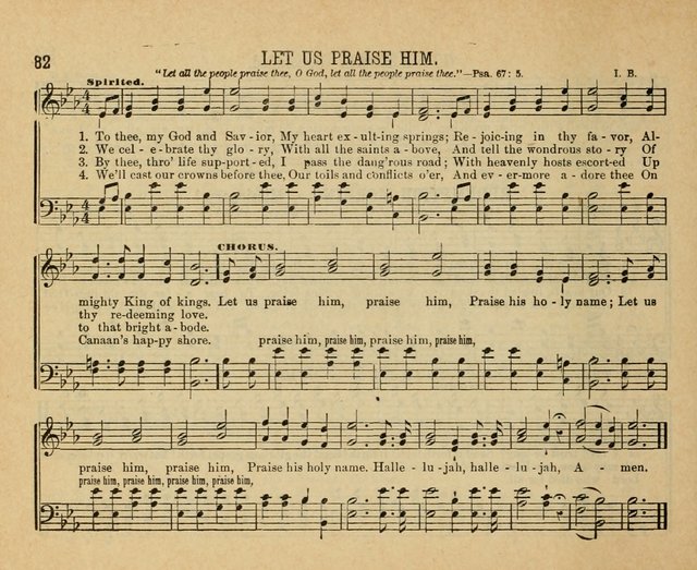 Songs of the Kingdom: a choice collection of songs and hymns for the Sunday school and other social services page 82