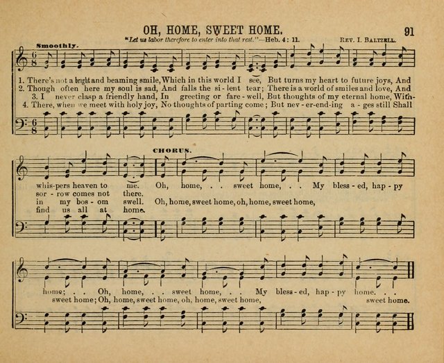 Songs of the Kingdom: a choice collection of songs and hymns for the Sunday school and other social services page 91