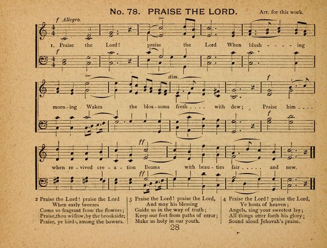 Songs of Love and Praise: for Sabbath-Schools, Prayer-Meetings, and Family Circle page 28