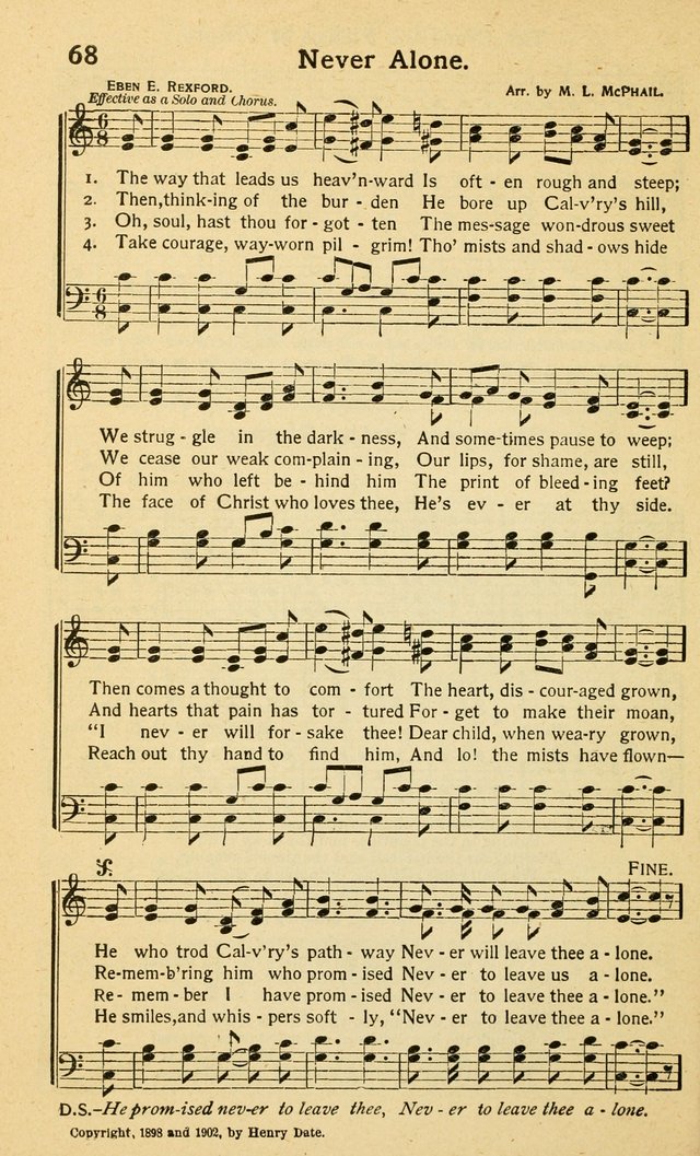 Songs of Matchless Love: for evangelistic services, devotional meetings and Sunday schools page 66