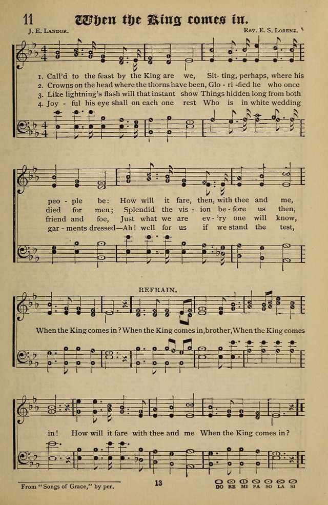 Songs of the New Life: with Songs of Redeeming Love Combined: for use in gospel meetings, etc. page 13