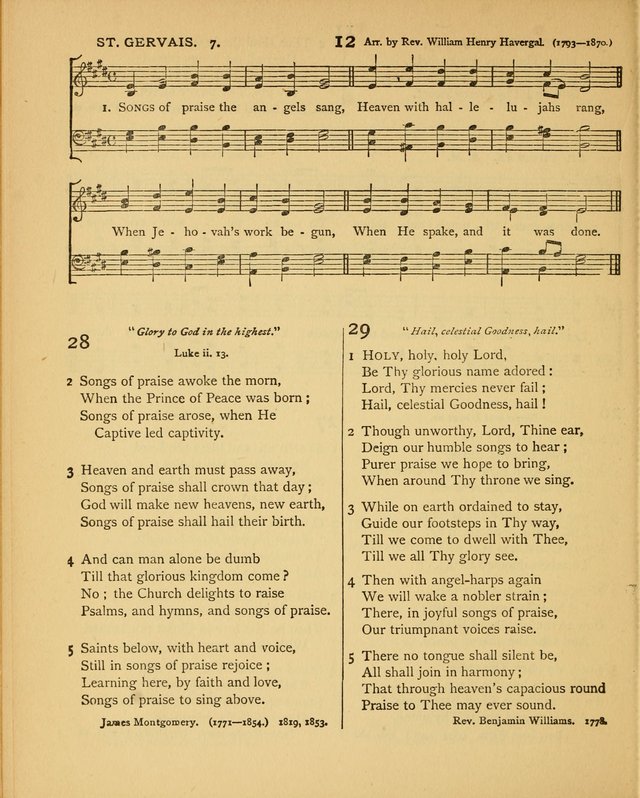 Songs of Praise: a selection of standard hymns and tunes for the Sunday-shcools and social meetings page 13