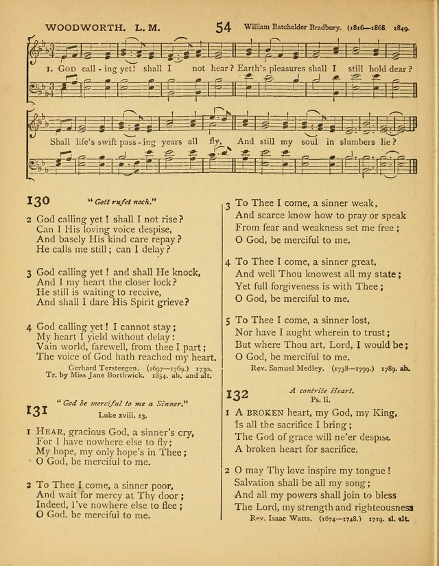 Songs of Praise: a selection of standard hymns and tunes for the Sunday-shcools and social meetings page 55