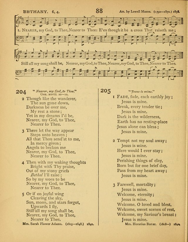 Songs of Praise: a selection of standard hymns and tunes for the Sunday-shcools and social meetings page 89