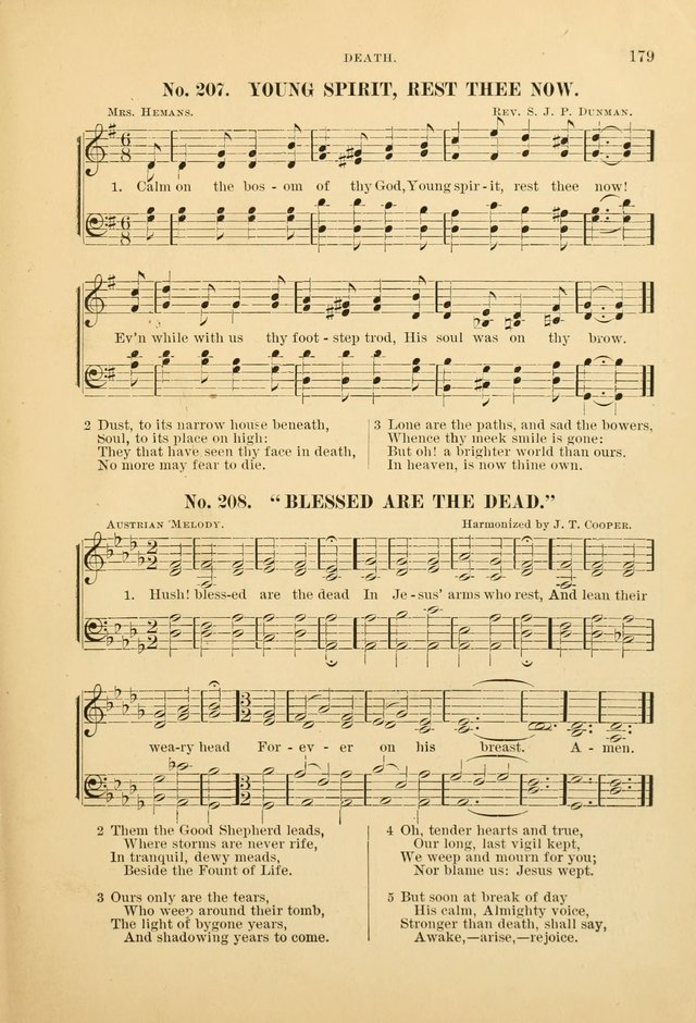 The Spirit of Praise: a collection of music with hymns for use in Sabbath-school services and church meetings page 181
