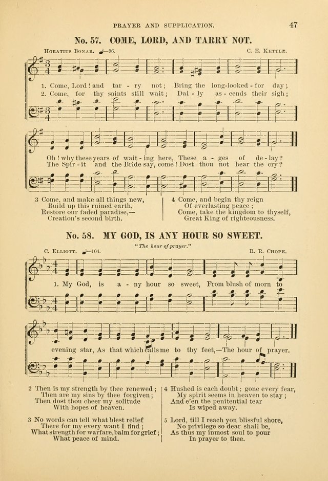 The Spirit of Praise: a collection of music with hymns for use in Sabbath-school services and church meetings page 49