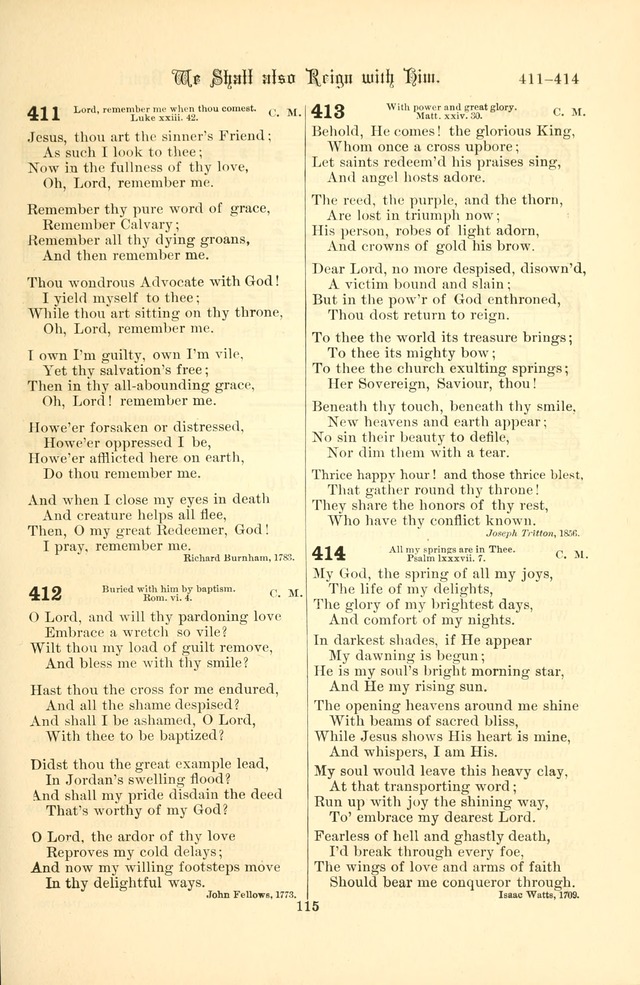 Songs of Pilgrimage: a hymnal for the churches of Christ (2nd ed.) page 115