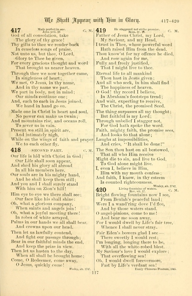 Songs of Pilgrimage: a hymnal for the churches of Christ (2nd ed.) page 117
