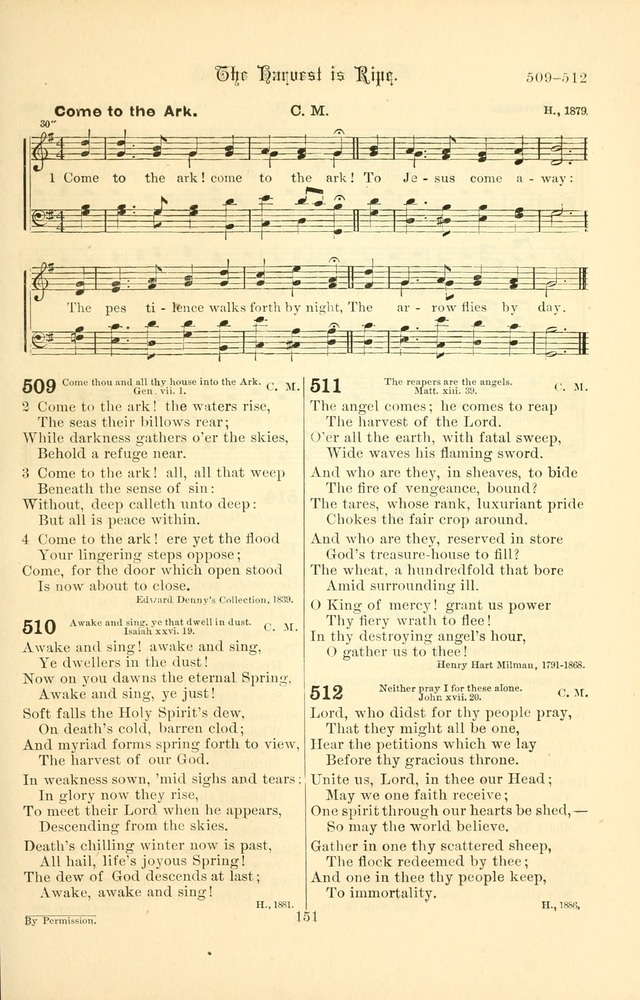 Songs of Pilgrimage: a hymnal for the churches of Christ (2nd ed.) page 151