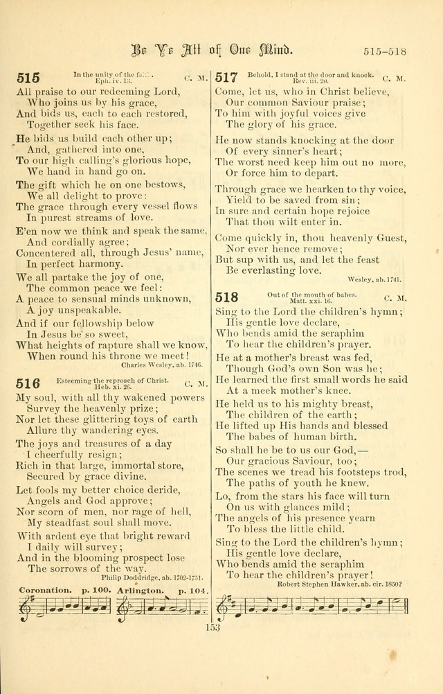 Songs of Pilgrimage: a hymnal for the churches of Christ (2nd ed.) page 153