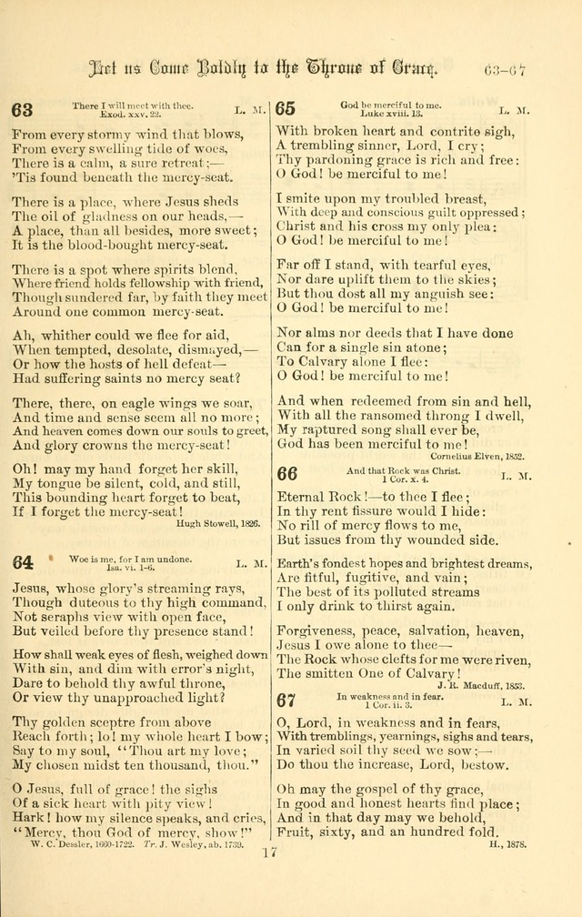 Songs of Pilgrimage: a hymnal for the churches of Christ (2nd ed.) page 17