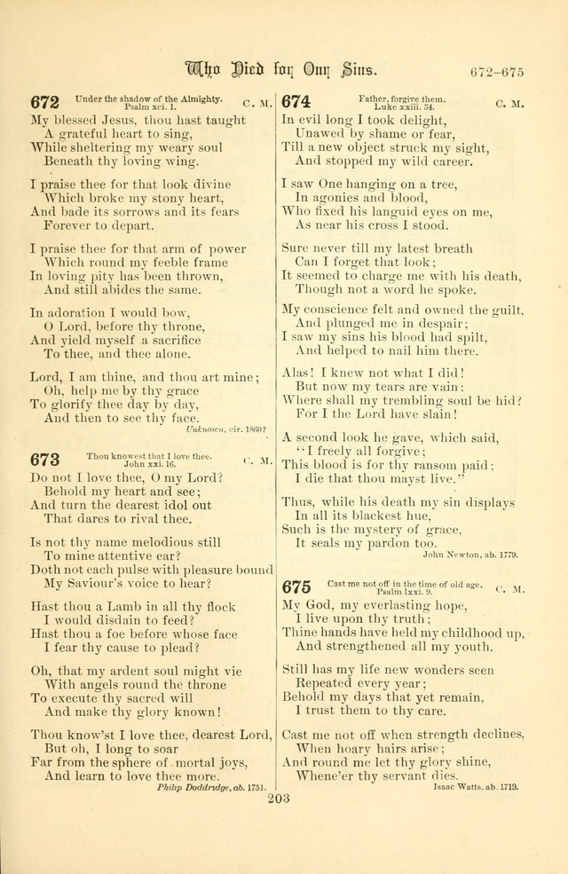 Songs of Pilgrimage: a hymnal for the churches of Christ (2nd ed.) page 203