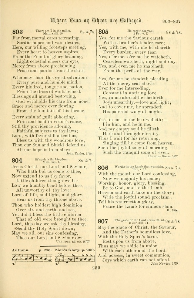 Songs of Pilgrimage: a hymnal for the churches of Christ (2nd ed.) page 259